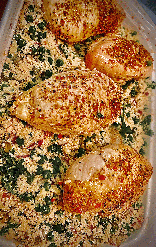 Ultimate Baked Chicken and Couscous